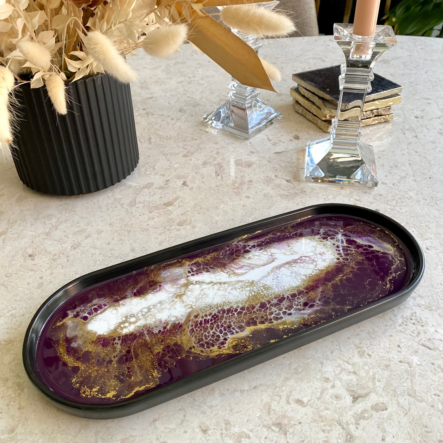 Ceramic Candle/Jewellery Tray