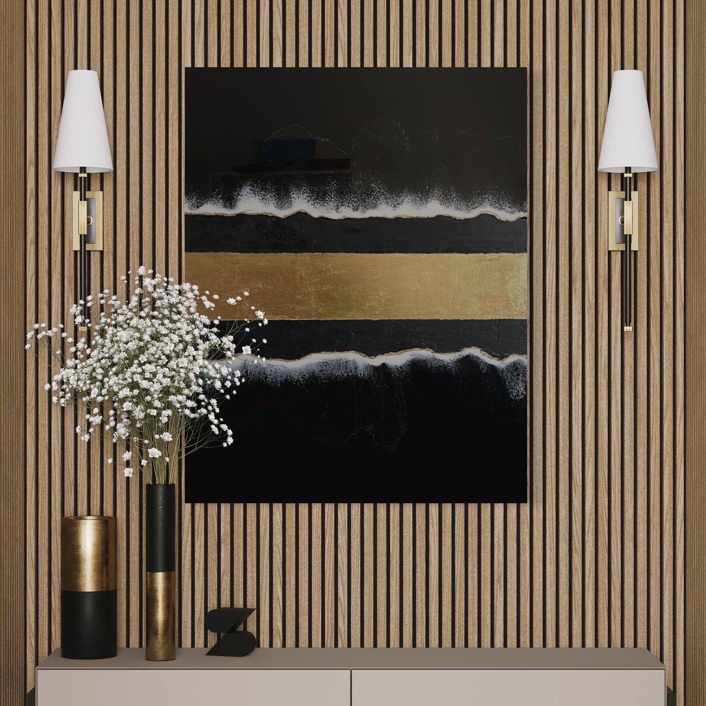 Two Waves (93x73cm)