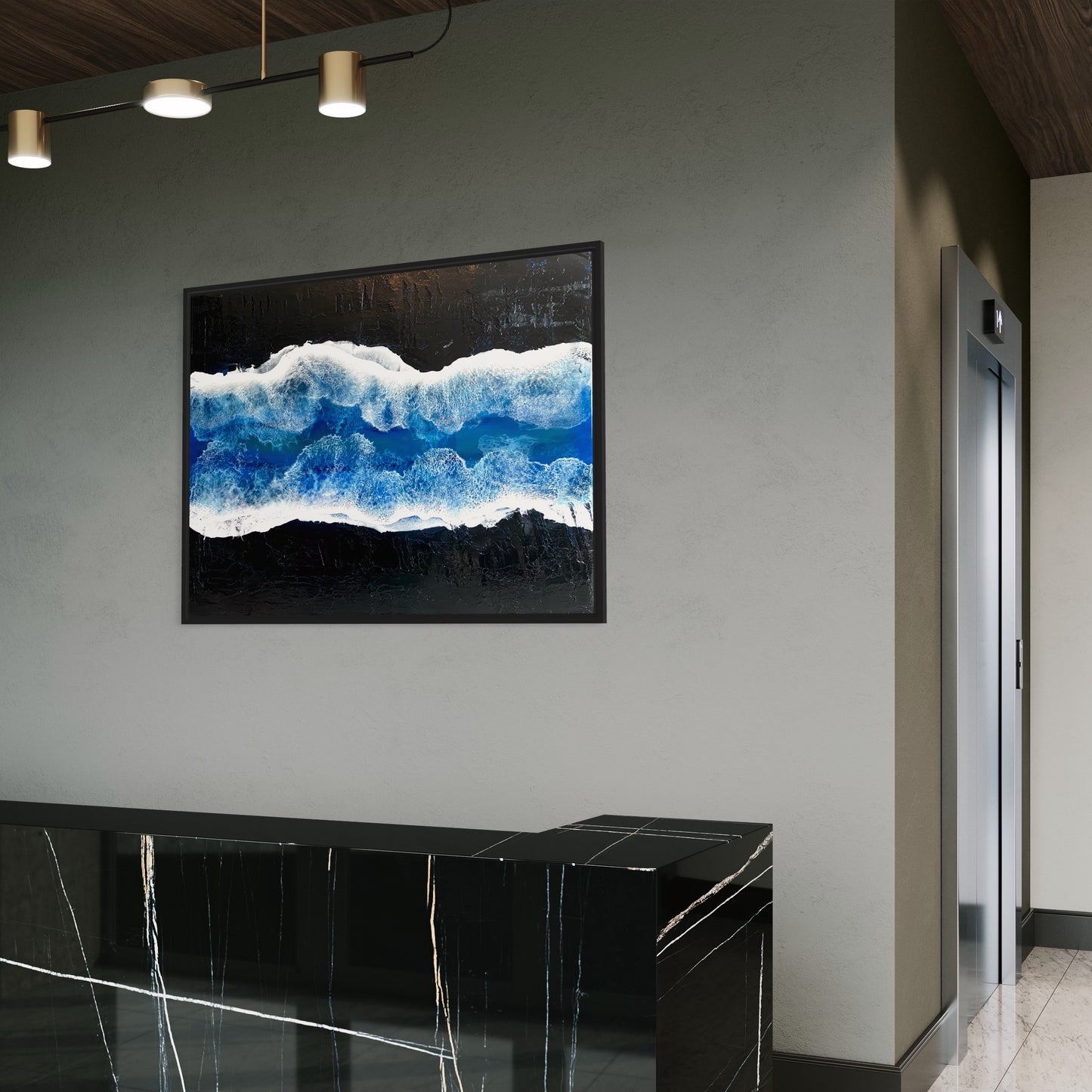When Two Waves Meet (80x60cm)