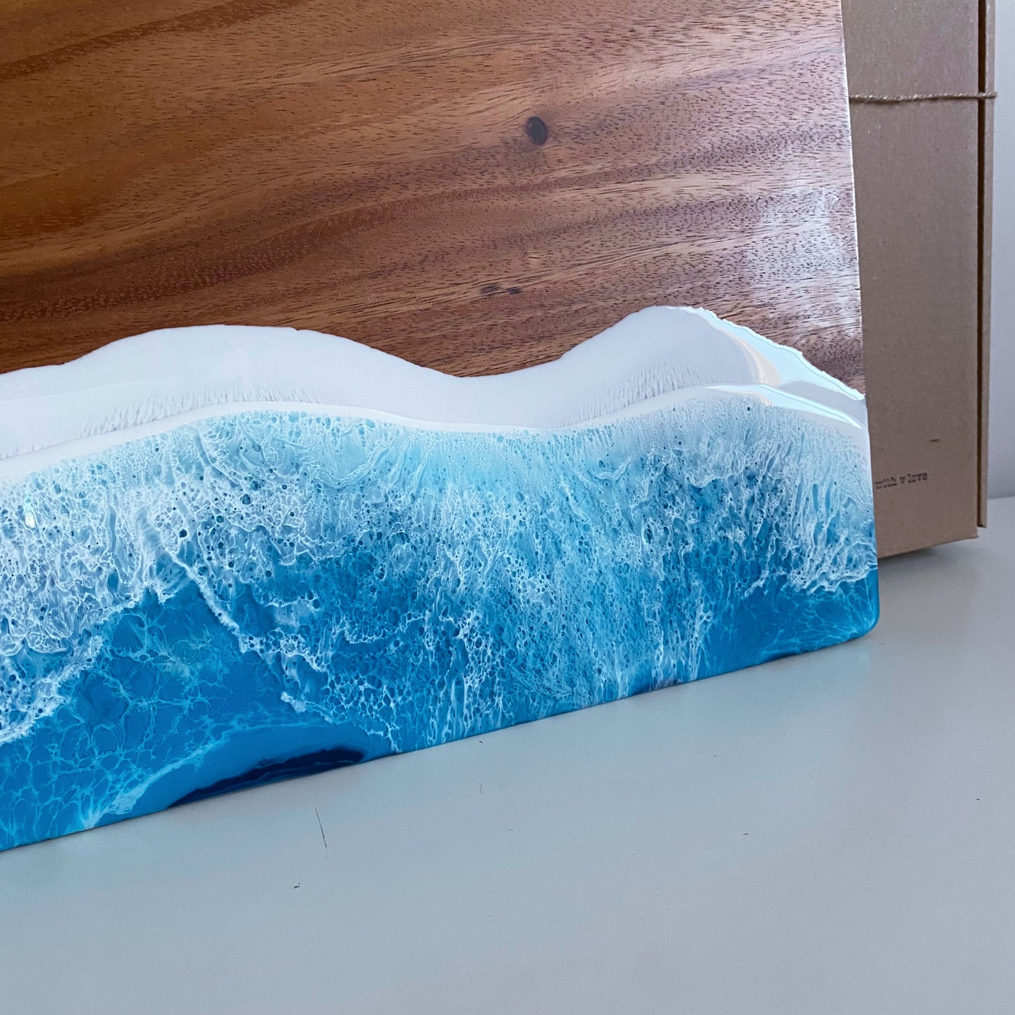 Large Beach Inspired Acacia Cheese Board